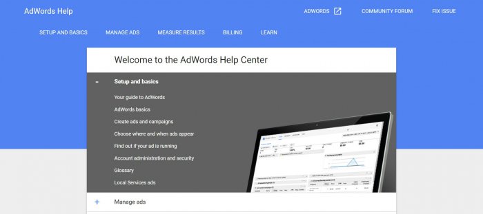 adwords help