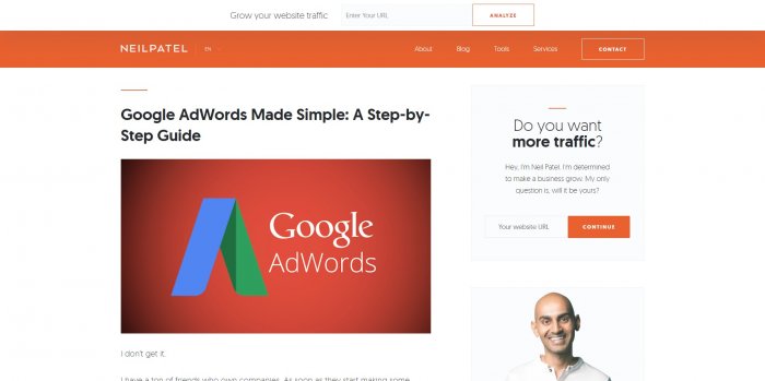 neil patel google adwords