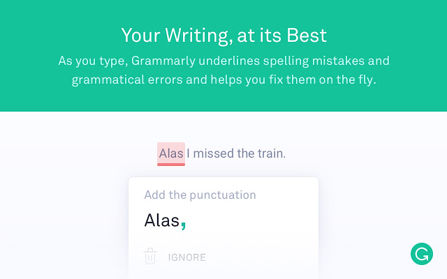 Grammarly chrome extension