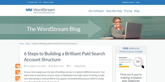 word stream google adwords