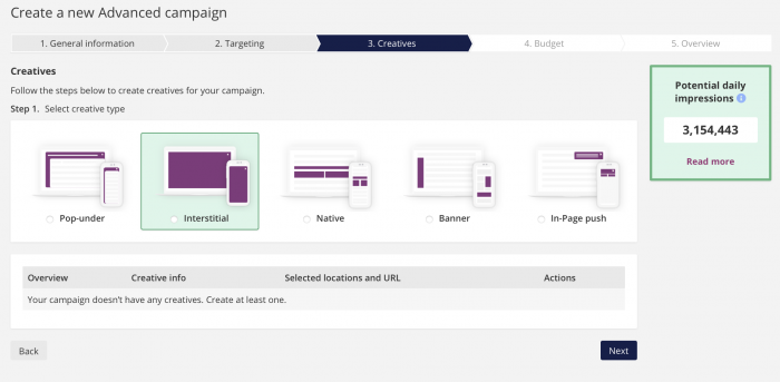 advanced campaign creatives