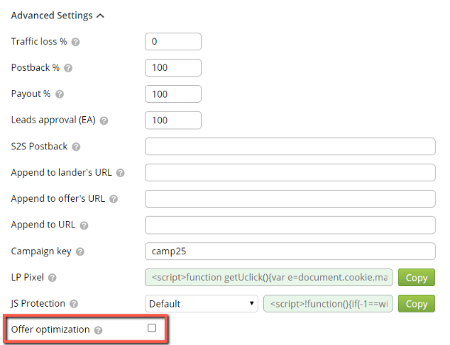 binom tracker auto optimization