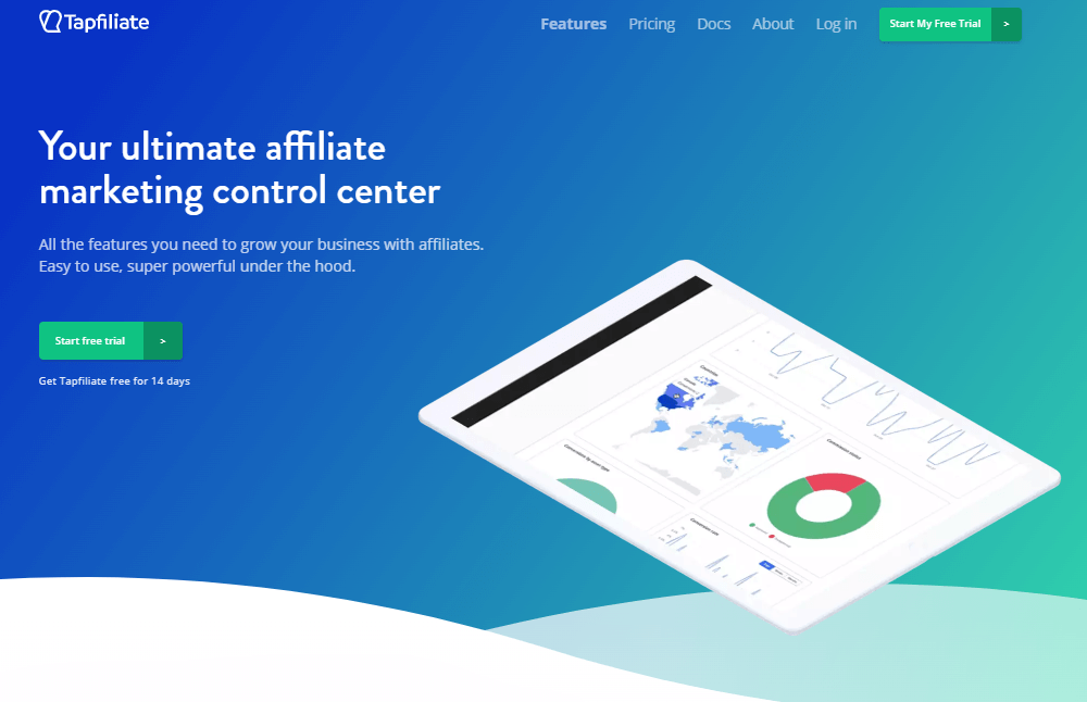 tafiliate marketing control center